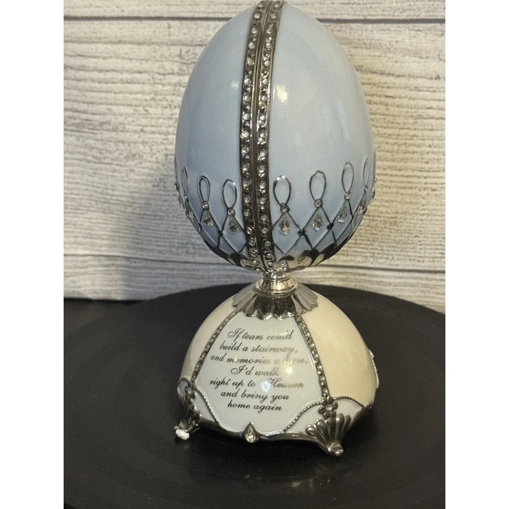 Ardleigh Elliott Loving Remembrance Musical Egg 6in Amazing Grace
